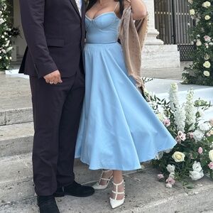 Cinderella Blue tulle Midi dress